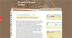 Desktop Screenshot of eljohn968fmjambi.blogspot.com