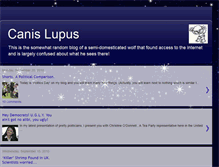 Tablet Screenshot of canislupust7w.blogspot.com