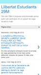 Mobile Screenshot of llibertatestudiants29m.blogspot.com