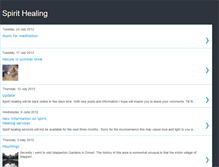 Tablet Screenshot of annaspirithealing.blogspot.com
