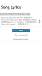 Mobile Screenshot of mdmsoolyrics.blogspot.com