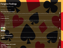 Tablet Screenshot of fergiesfindings.blogspot.com