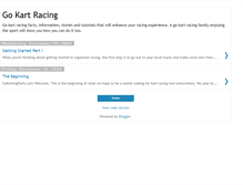 Tablet Screenshot of go-karting.blogspot.com