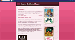 Desktop Screenshot of naturesbestherbalpacks5.blogspot.com