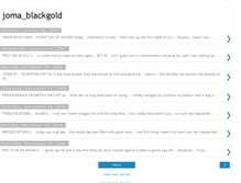 Tablet Screenshot of joma-blackgold.blogspot.com