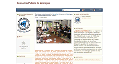 Desktop Screenshot of defensoriapublicadenicaragua2010.blogspot.com