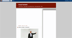 Desktop Screenshot of greatbullshit.blogspot.com