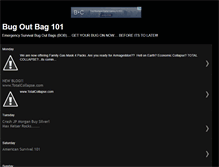 Tablet Screenshot of bugoutbag101.blogspot.com