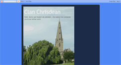 Desktop Screenshot of clanchrisdean.blogspot.com