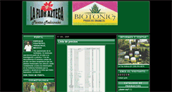 Desktop Screenshot of laflorazteca.blogspot.com