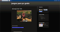 Desktop Screenshot of juegospcgratis-chelo.blogspot.com