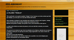 Desktop Screenshot of iris-amankay.blogspot.com