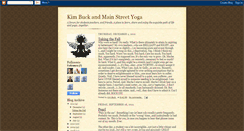 Desktop Screenshot of mainstreetyogaspokane.blogspot.com