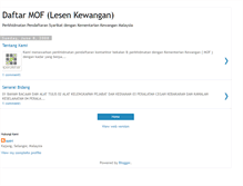 Tablet Screenshot of daftar-mof.blogspot.com