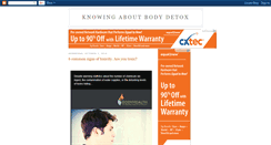 Desktop Screenshot of bodydetox1.blogspot.com