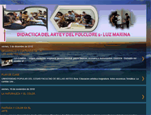 Tablet Screenshot of didacticadelarteyelfolcloreluzmarina.blogspot.com