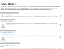 Tablet Screenshot of naturestrollers.blogspot.com