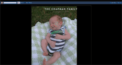 Desktop Screenshot of chapmanfamily1.blogspot.com