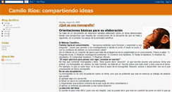 Desktop Screenshot of camilorios.blogspot.com