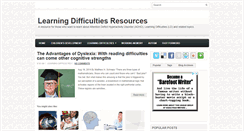 Desktop Screenshot of learning-difficulties.blogspot.com