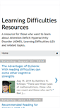 Mobile Screenshot of learning-difficulties.blogspot.com