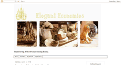 Desktop Screenshot of eleganteconomies.blogspot.com