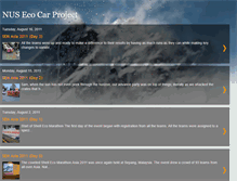 Tablet Screenshot of nus-ecocar.blogspot.com