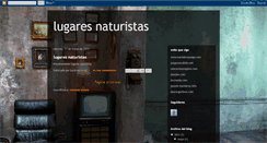 Desktop Screenshot of lugaresnaturistas.blogspot.com