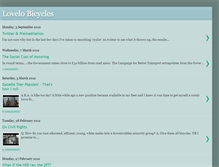 Tablet Screenshot of lovelobicycles.blogspot.com