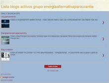 Tablet Screenshot of listadeblogactivosenergiaurantia.blogspot.com