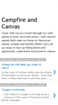 Mobile Screenshot of campfireandcanvas.blogspot.com