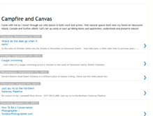 Tablet Screenshot of campfireandcanvas.blogspot.com