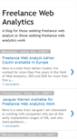 Mobile Screenshot of freelancewebanalytics.blogspot.com