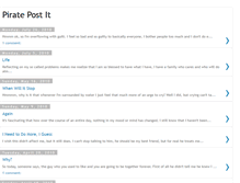 Tablet Screenshot of pirate-post-it.blogspot.com