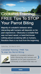 Mobile Screenshot of cockatieltraining1.blogspot.com