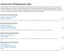 Tablet Screenshot of interactive-whiteboards-india.blogspot.com