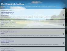 Tablet Screenshot of classicaljukebox.blogspot.com