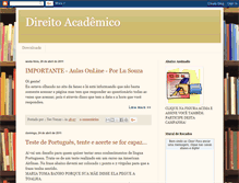 Tablet Screenshot of direitoaqui.blogspot.com