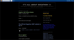 Desktop Screenshot of dogathon4all.blogspot.com