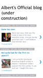 Mobile Screenshot of albertsofficialblog.blogspot.com