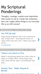 Mobile Screenshot of myscripturalponderings.blogspot.com