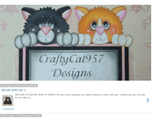 Tablet Screenshot of craftycat957.blogspot.com