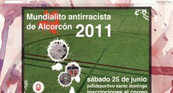 Desktop Screenshot of mundialitoantirracista.blogspot.com