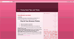 Desktop Screenshot of funnyhack.blogspot.com