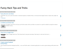 Tablet Screenshot of funnyhack.blogspot.com