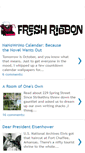Mobile Screenshot of freshribbon.blogspot.com