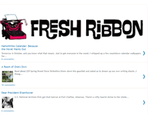 Tablet Screenshot of freshribbon.blogspot.com