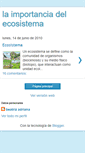 Mobile Screenshot of laimportanciadelecosistema.blogspot.com