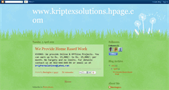 Desktop Screenshot of kriptexsolutionshpagecom-barrington.blogspot.com