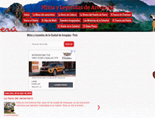 Tablet Screenshot of mitos-leyendas-arequipa.blogspot.com